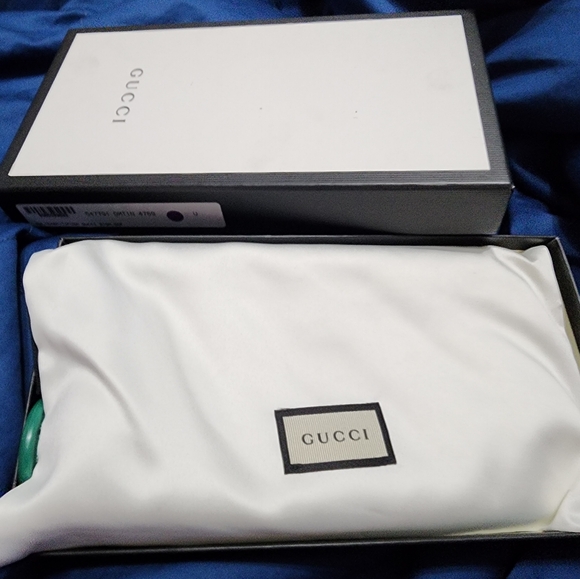 New York Yankees Gucci Guccisima Leather Wallet Brand New All inclusive Giftable - Picture 8 of 8